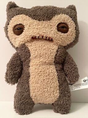 Retired Fuggler Lil’ Demon 12” Plush Brown Fuzzy Spin Master 2018 HTF Rare